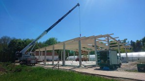 Neubau einer Lagerhalle in Holzhausen